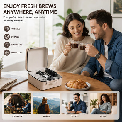 Portable Coffee Brewing Travel Kit ©.