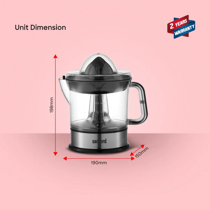 Sanford - Adjustable Pulp Citrus Juicer.