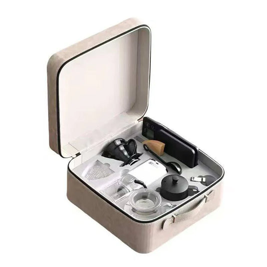 Portable Coffee Brewing Travel Kit ©.