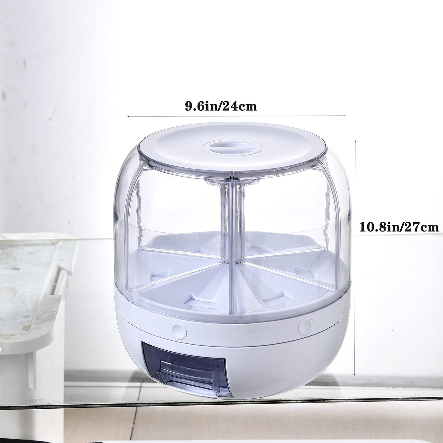 360 Degree Rotating Dry Food Dispenser.
