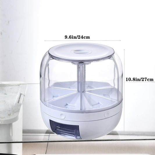 360 Degree Rotating Dry Food Dispenser.