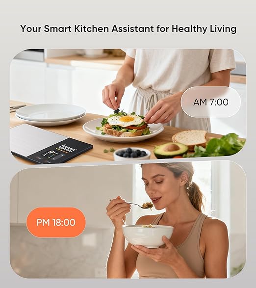 Smart Kitchen Scale for Perfect Cooking.