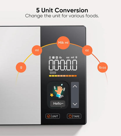 Smart Kitchen Scale for Perfect Cooking.
