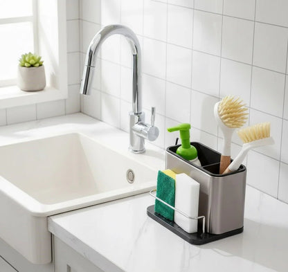 Stainless Steel Sink Storage Rack For Kitchen.