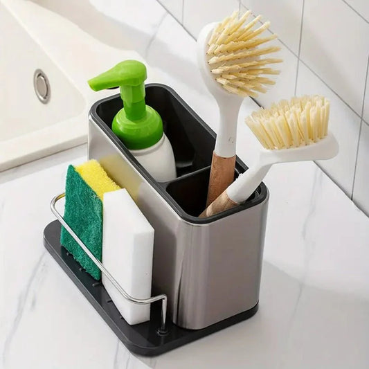 Stainless Steel Sink Storage Rack For Kitchen.